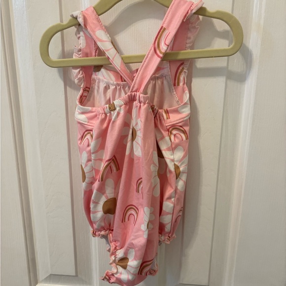 Mila and Rose Ruffle Crossback Romper - Picture 2 of 3